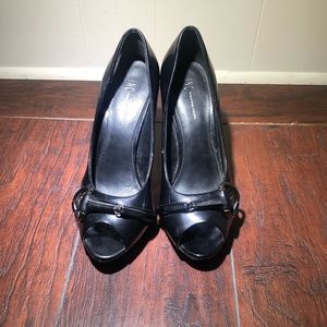 Black Open Toed Heels